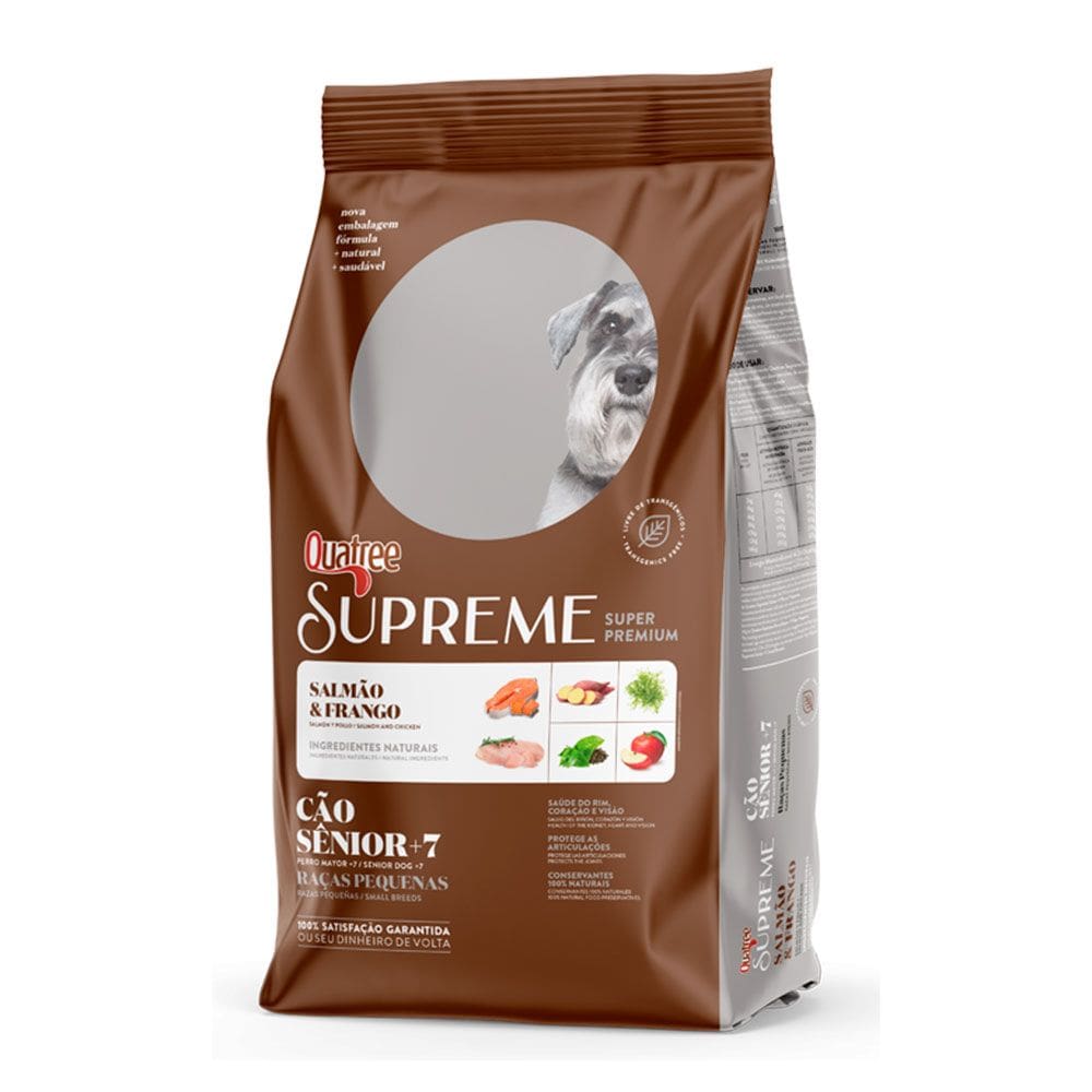 Ração Quatree Supreme Cães Senior + 7 Raças Pequenas 10,1kg