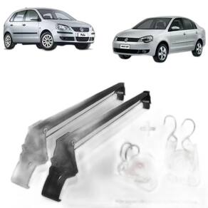 Rack De Teto Bagageiro + 2 Cintas Polo Ano 18/22