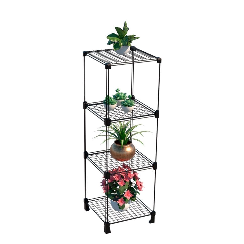 Prateleira Decorativa Suporte para Vasos 95cm Altura Jardim Vertical Estante para Flores