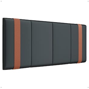 Cabeceira Suspensa Estofada Parise Cama Box Casal 1,40 Decoração Clássica Quarto Proteção Parede Cinza Suede - Lojas RPM