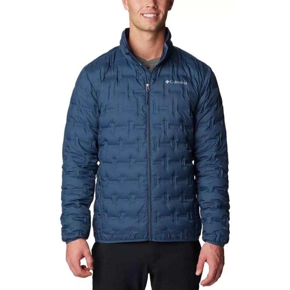 Jaqueta Columbia Down Delta Ridge Sem Capuz Azul Masculino