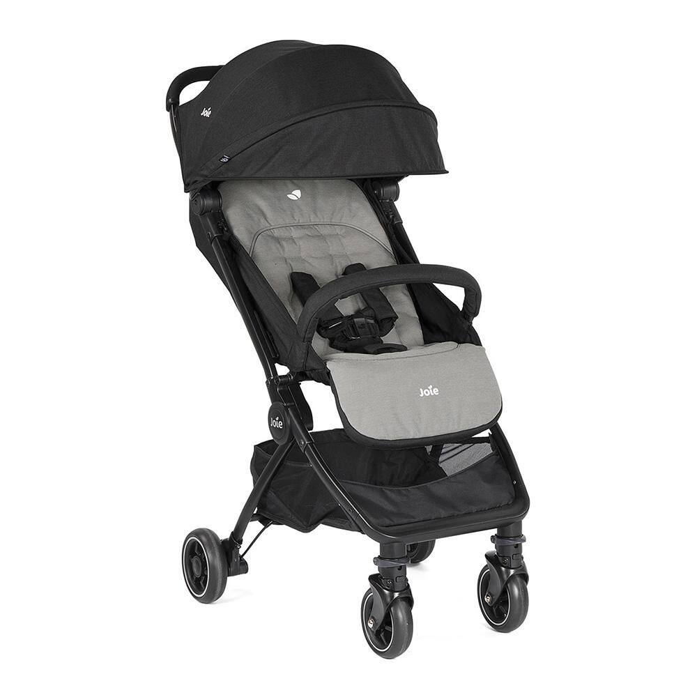 Carrinho de Bebê e Passeio Joie Pact Preto e Cinza Compacto