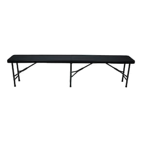 Banco Dobrável Picnic Robust Bench Alça Lateral Ntk Preto