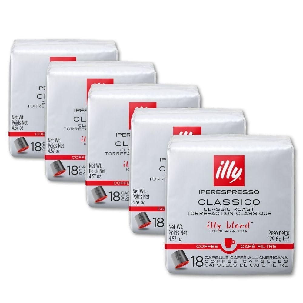 90 Cápsulas Café Illy Clássico Filtrado Iperespresso