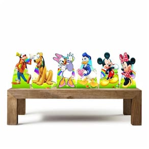 Mickey E Sua Turma Kit 6 Enfeites Decoração Festa Infantil