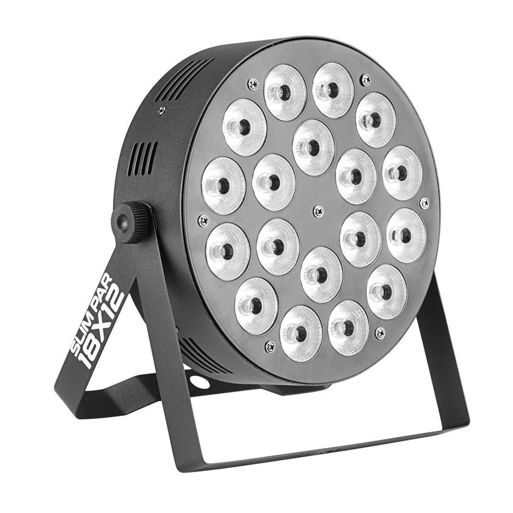 Refletor Slim Par 18 Leds 18W Rgbwa Uv 6 Em 1 Super Potente