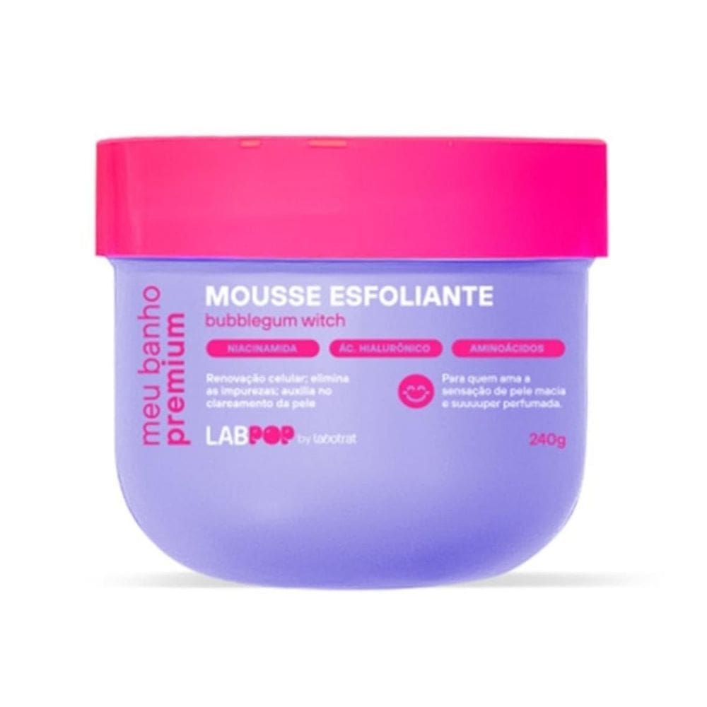 Labotrat Meu Banho Premium Bubblegum Witch Mousse Esfoliante