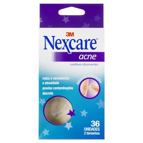 Curativos Absorventes Para Acne Nexcare Tm  36Un 3M Pele