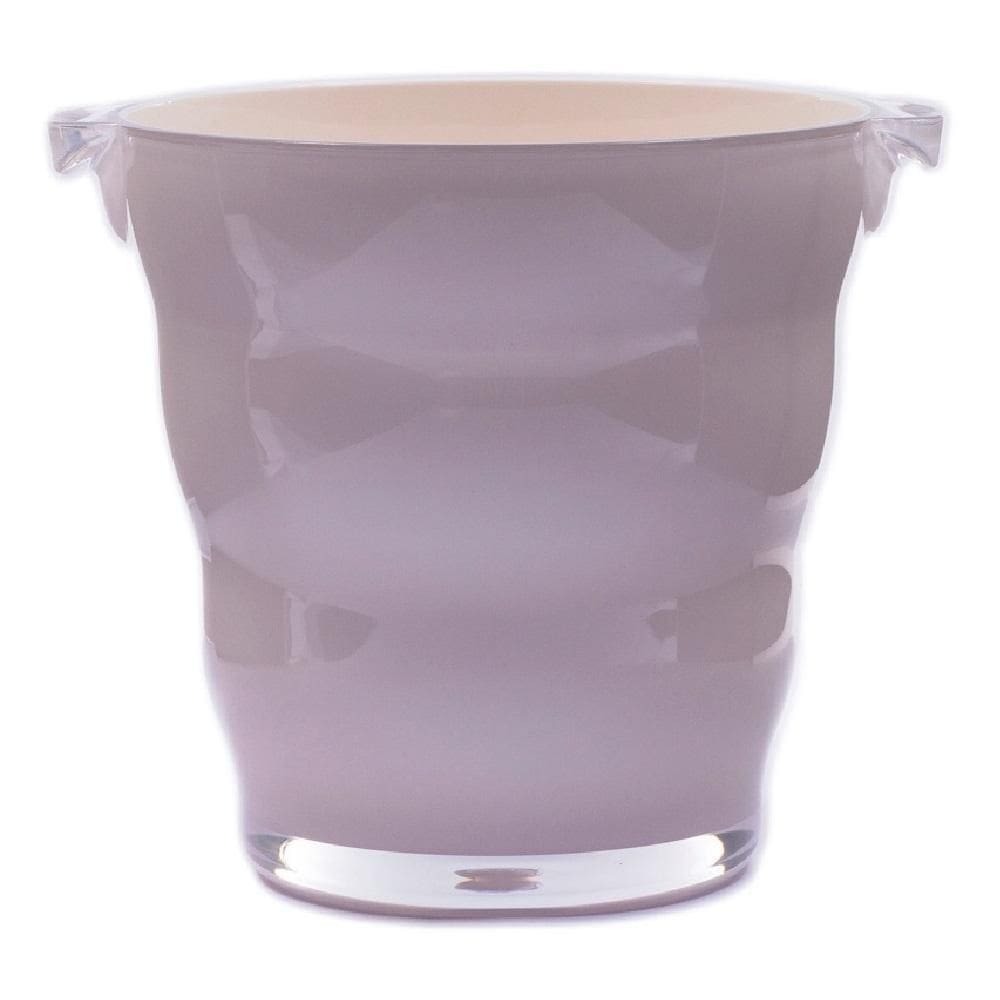 Balde De Gelo Champanheira Em Acrílico Branco 4 L Ky274