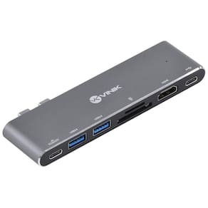 Hub USB Tipo C 7 em 2 - USB 3.0 + HDMI + Thunderbolt