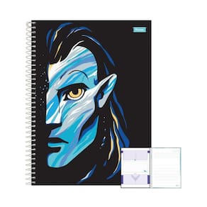 Caderno 10 Matérias 160Fls Avatar Preto Foroni
