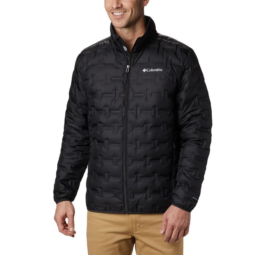 Jaqueta Columbia Down Delta Ridge Sem Capuz Preto Masculino