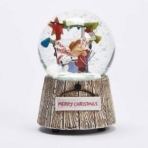 Globo De Neve Natal Musical Roman Charlie Brown E Snoopy