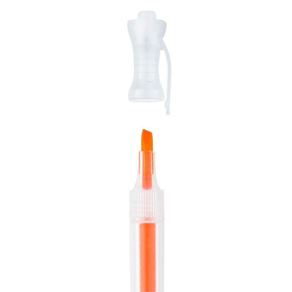 Marca Texto Fluorescente Transparente Brw Laranja