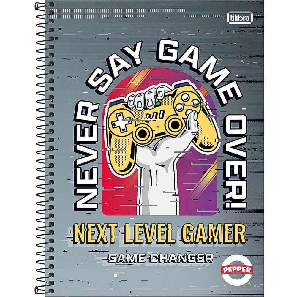 Caderno Espiral Capa Dura Universitário Pepper Masculino 80 Folhas 1 Matéria Tilibra