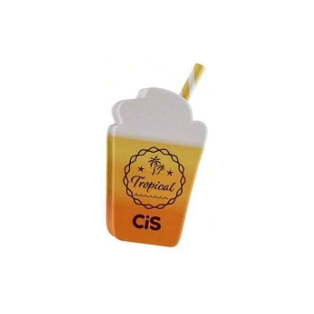 Borracha Escolar Fantasia Tropical Cis Laranja