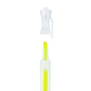 Marca Texto Fluorescente Transparente Brw Amarelo