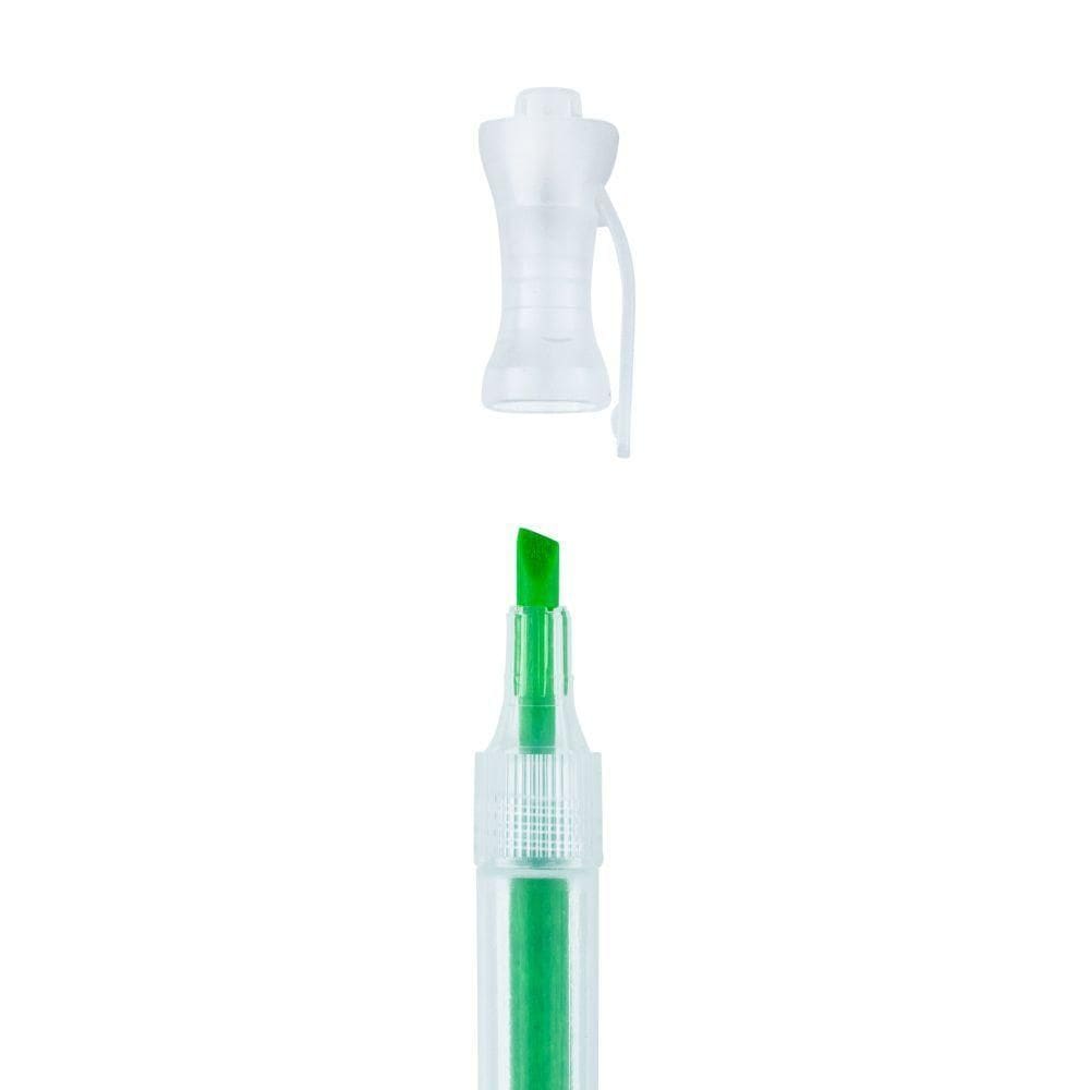Marca Texto Fluorescente Transparente Brw Verde