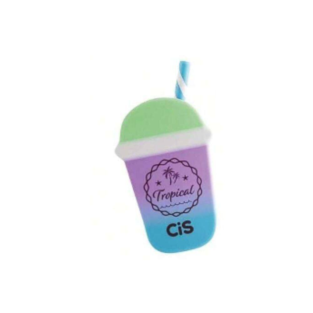 Borracha Escolar Fantasia Tropical Cis Roxo
