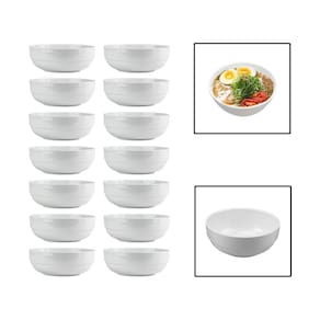 Kit 14 Tigelas Bowl 500Ml Melamina Cumbuca Caldo Sopa Salada