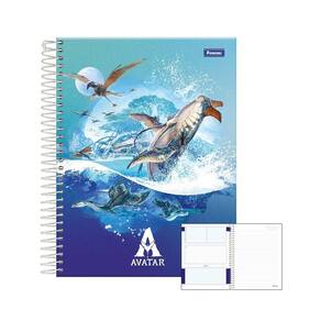 Caderno Colegial 1 Matéria 80Fls Avatar Animais Foroni
