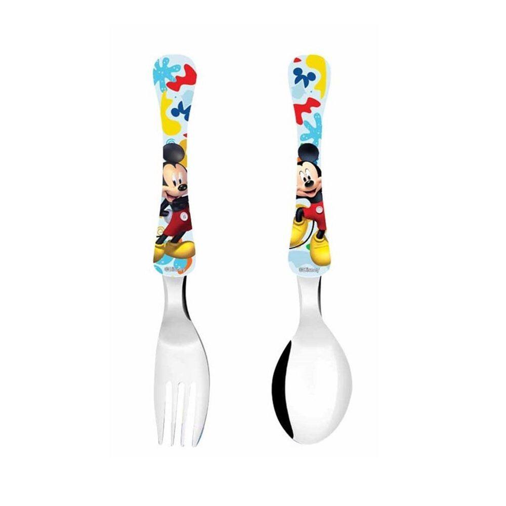 Kit Talher Infantil 1 Garfo E 1 Faca Mickey