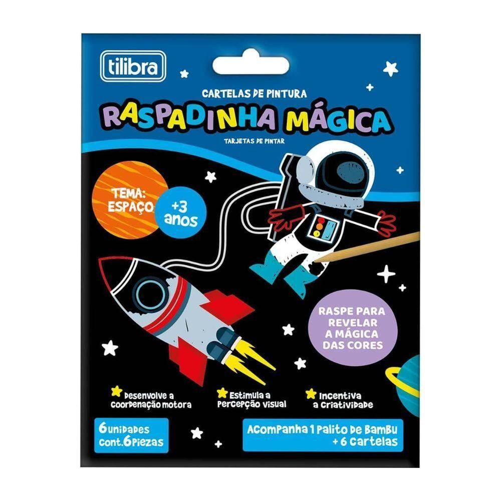 Cartelas De Pintura Mágica 6 Unidades Tilibra Espaço