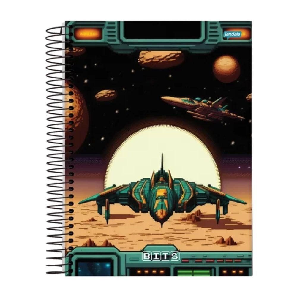 Caderno Universitário 1 Matéria 80f Bits Jandaia Nave