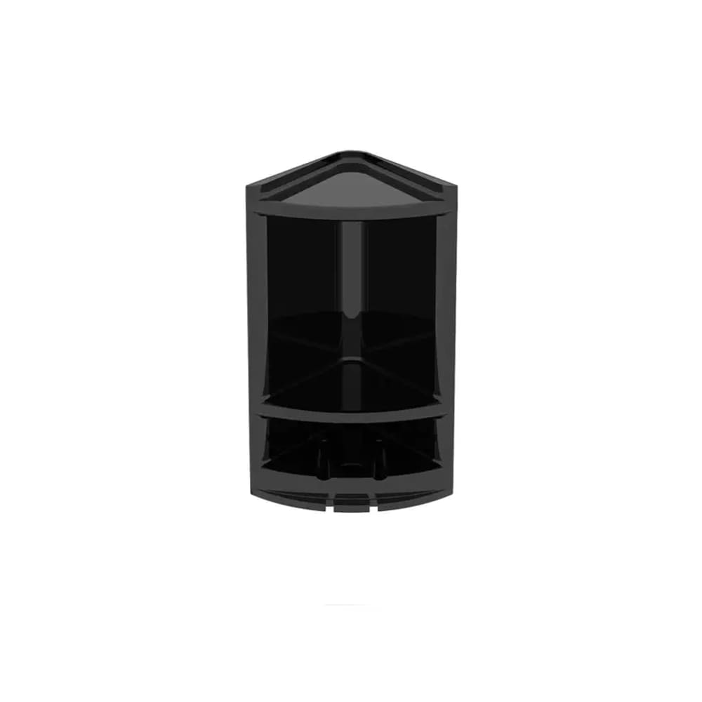 Porta Shampoo Canto Grande Preto Metasul