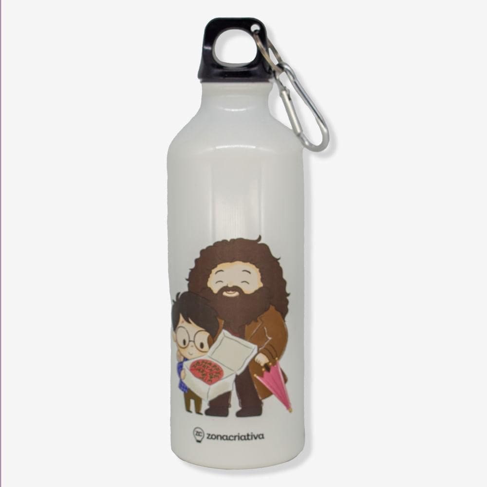 Garrafa Com Mosquetão Hapee Birthdae Harry - Harry Potter