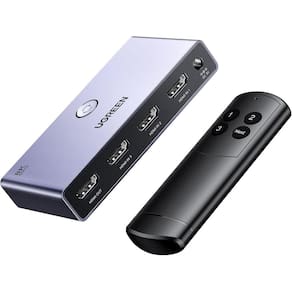 Ugreen Hdmi 2.1 Switch Ultra Hd 8K 3 Em 1 Alumínio