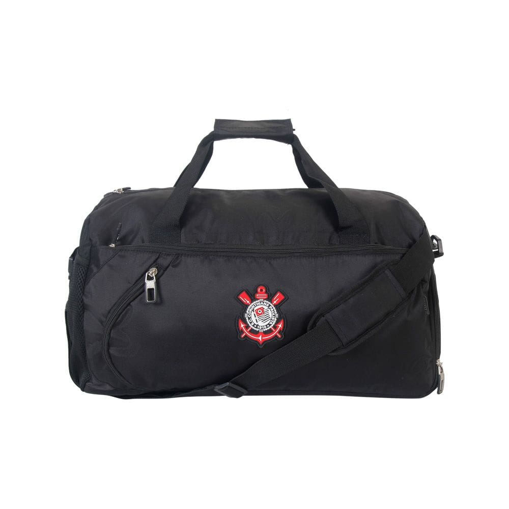Sacola De Viagem Poderoso Timão Bolsa Tiracolo Corinthians Oficial