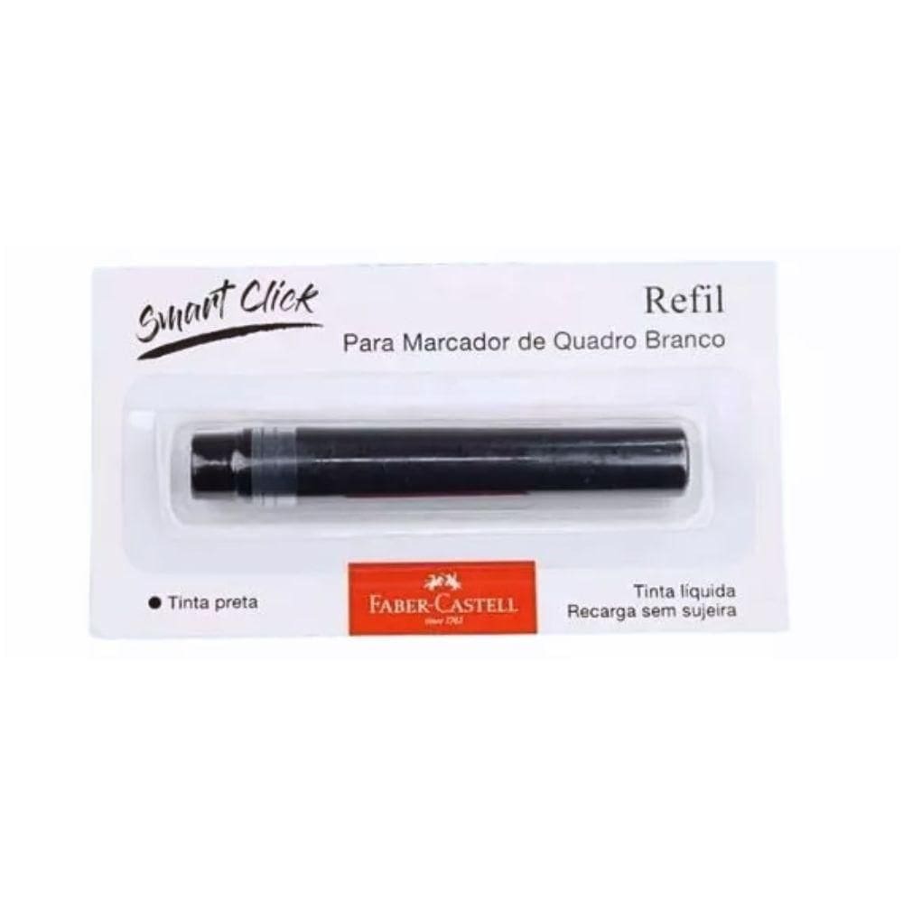 Refil Pincel Marcador Quadro Branco Faber-castell Preto
