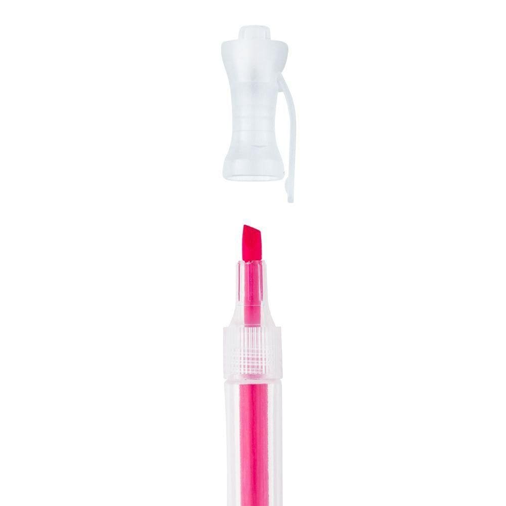 Marca Texto Fluorescente Transparente Brw Rosa