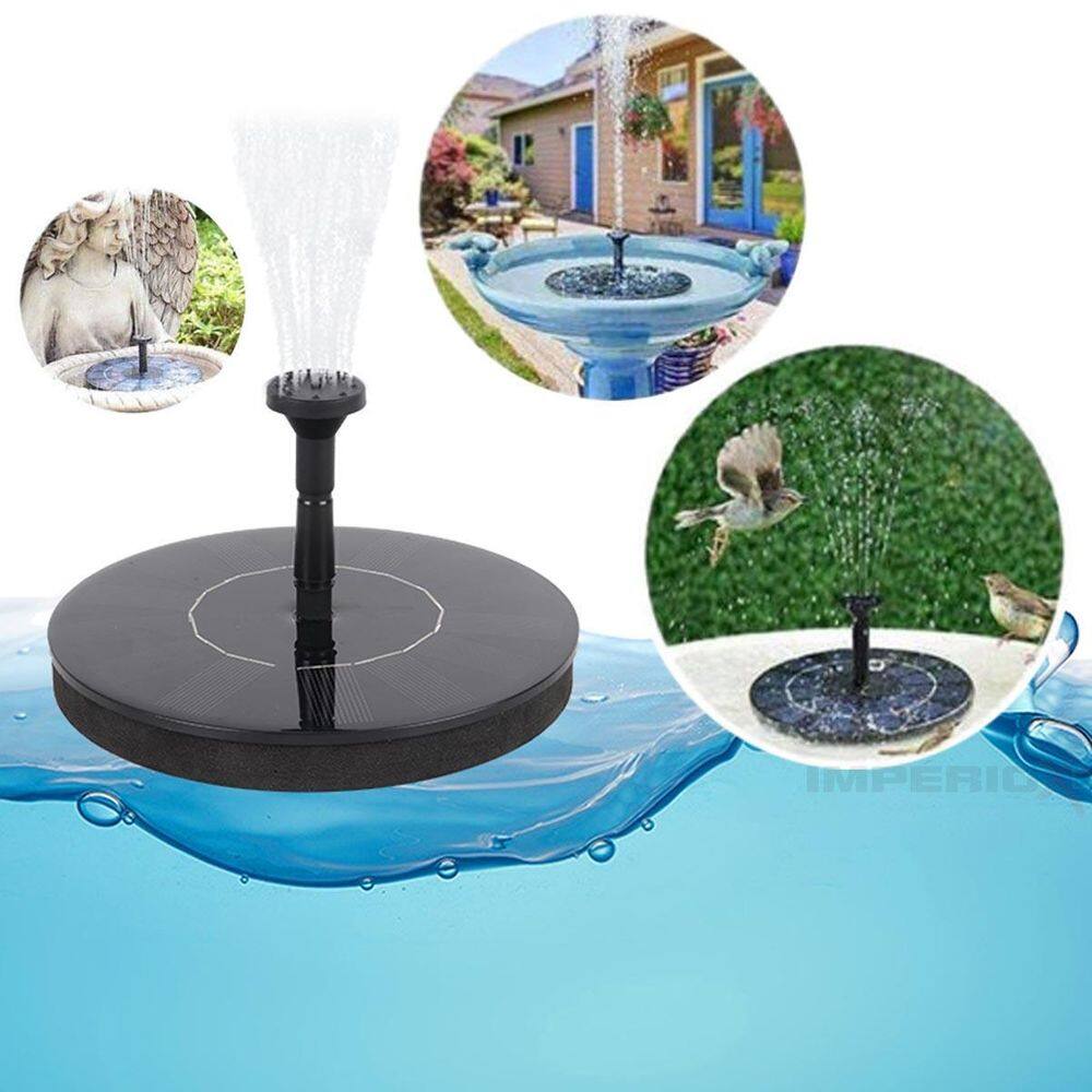 Fonte Água Solar Chafariz Lagos Jardim Piscinas Aquários