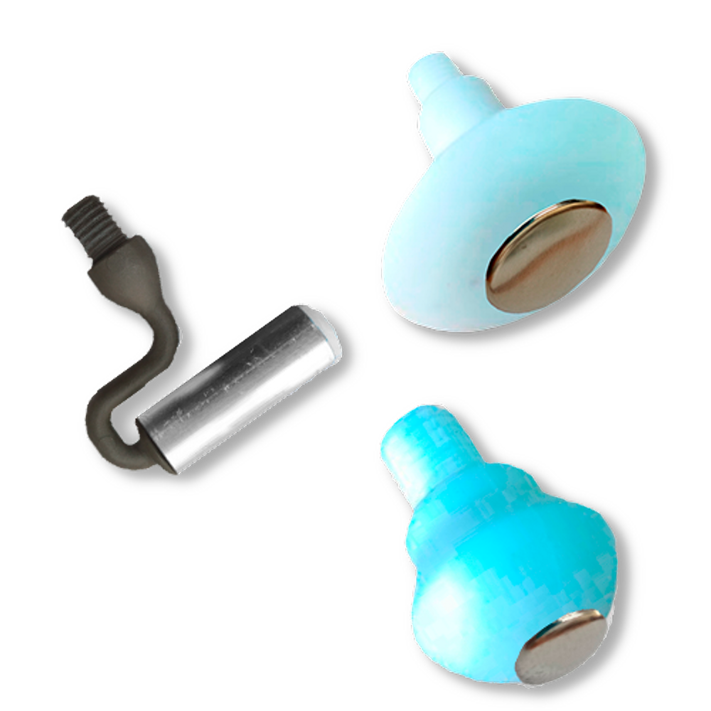 Três diferentes Ponteiras de Eletroestimulação da Caneta de Eletroestimulação Pró-Fono