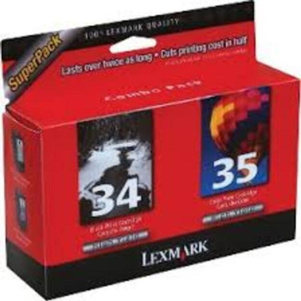 Cartucho Lexmark 34 35 Kit 2 Cores