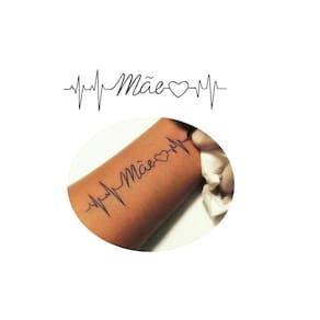 Tatuagens Temporária Homenagem Aniversário Dia Dos Pais Mães