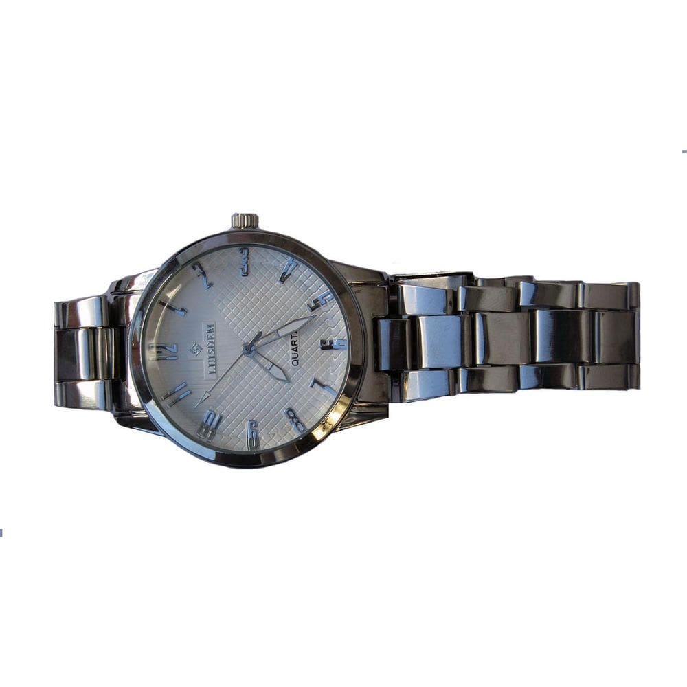 Relogio Feminino Analogico Com Pulseira Prateada Quartzo