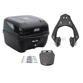 KIT BAÚ 33L Moto M.LOCK TRAFFIC III GIVI + BAGAGEIRO SCAM Bruto Fz15 2023...