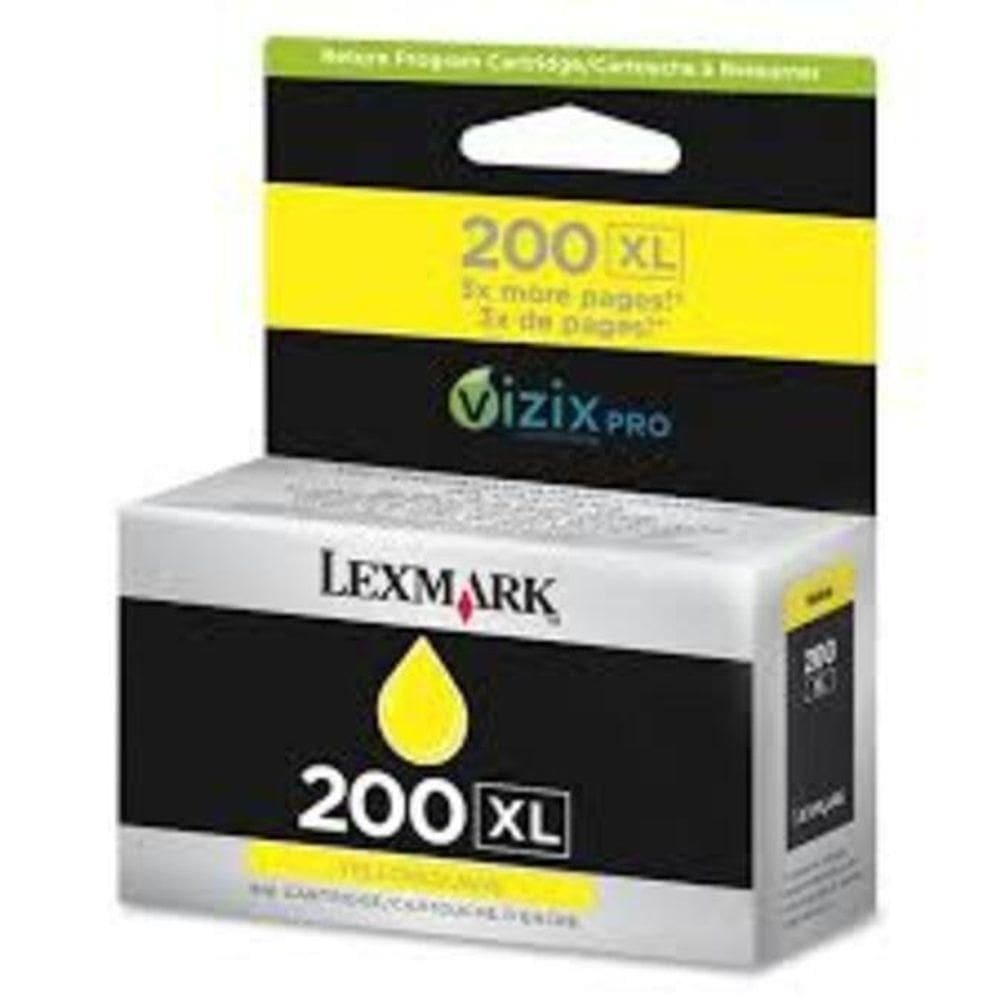 Cartucho Lexmark 200xl 14l0177 Amarelo