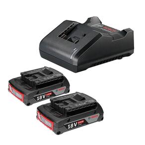 Kit Carregador com 2 Baterias 18V 2Ah GAL18V20 + GBA18V Bosch