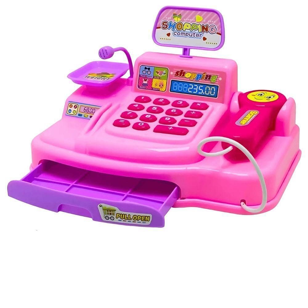 Caixa Registradora Little Brincando De Comprinhas - Wellkids