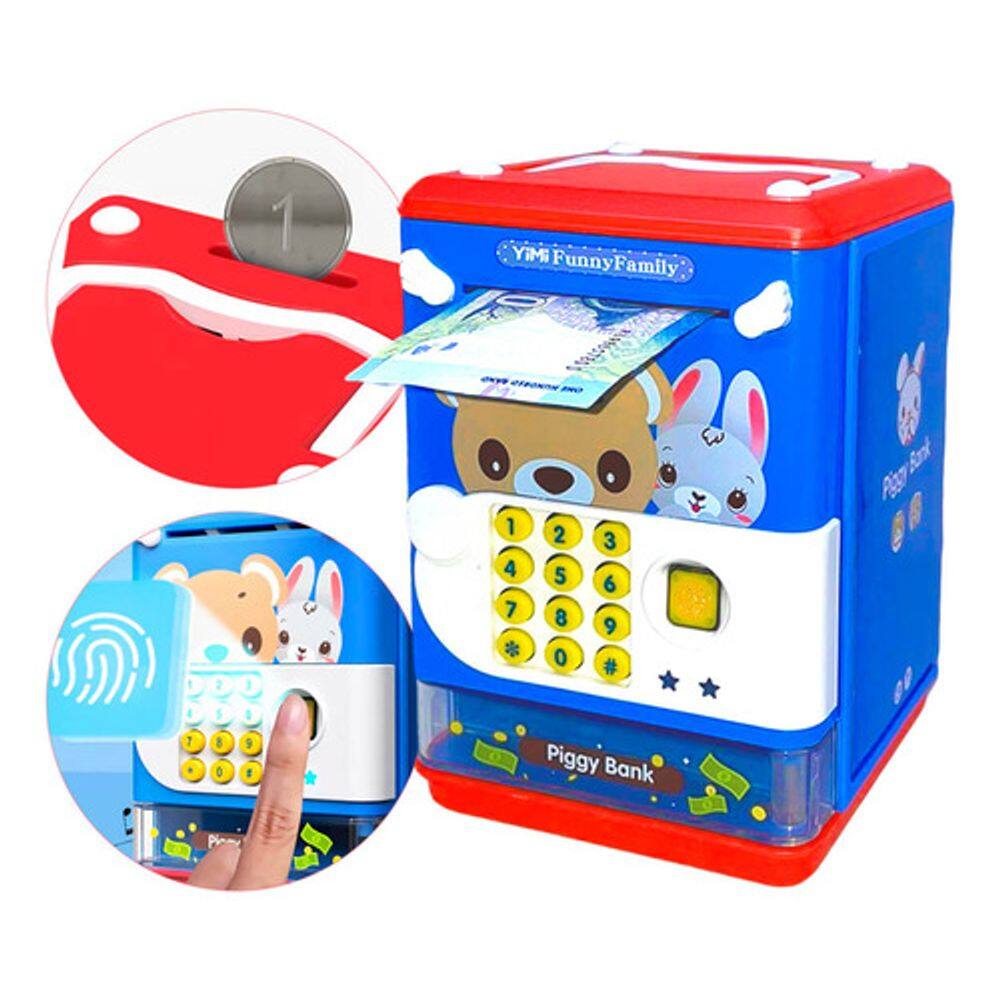 Cofrinho Eletrônico Com Senha Para Notas E Moedas