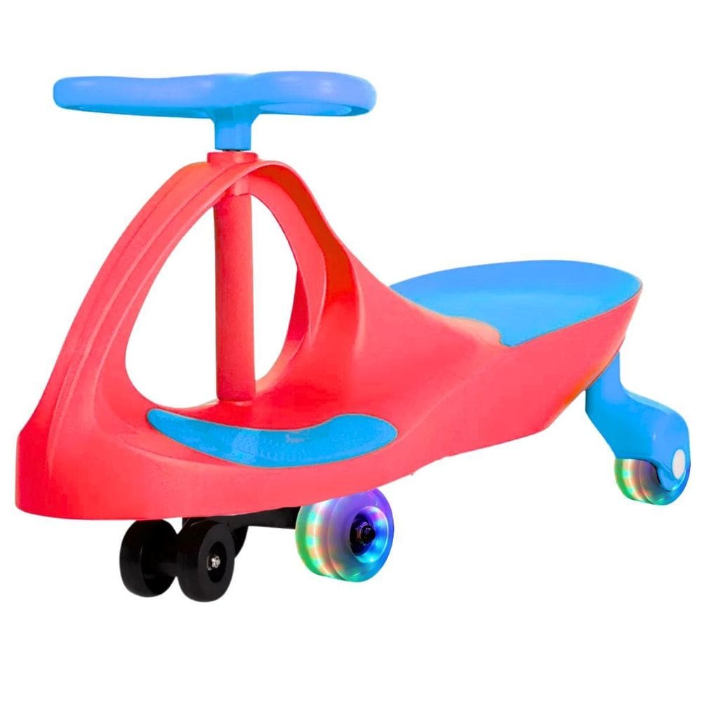 Carrinho Rolimã Zig Zag Car 360 Roda Led Infantil - Castela