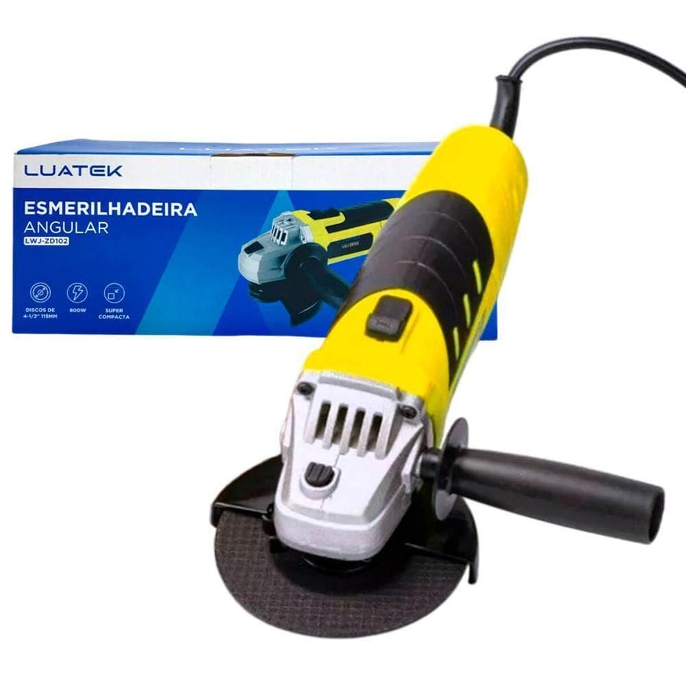 Esmerilhadeira Angular Versátil 800w Profissional 11.000 Rpm