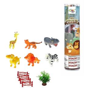 Kit Animais Da Floresta - 11 Peças - Wellkids Unica Kit Animais Da Floresta - 11 Peças - Wellkids