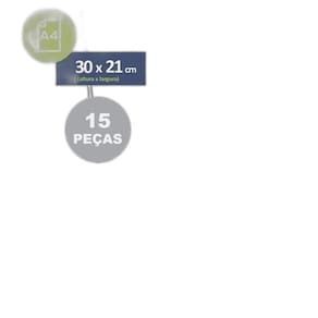 Kit Display 15 Expositores Acrilico Folheto A4 Mesa Vertical
