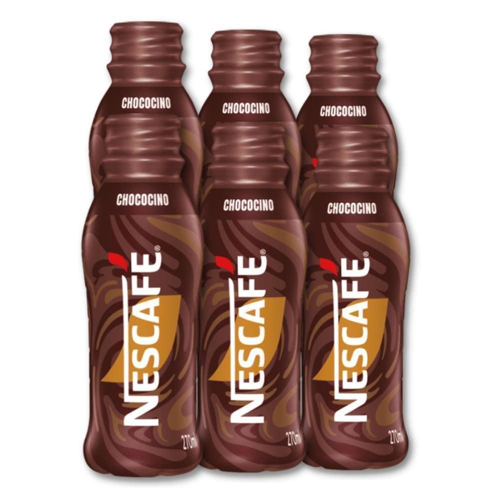 Chococino Nescafé Gelado Bebida Lácte Kit 6 Un De 270Ml