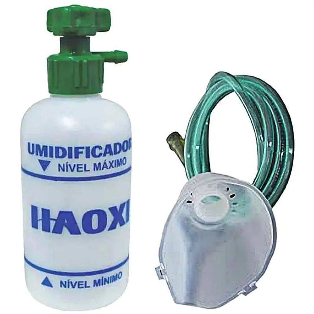 Umidificador 250 Ml C/Ext. 1,2 M E Mascara Ox Infantil Haoxi